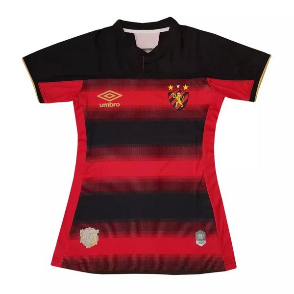 Camiseta Recife Primera Mujer 2020-2021 Rojo Negro